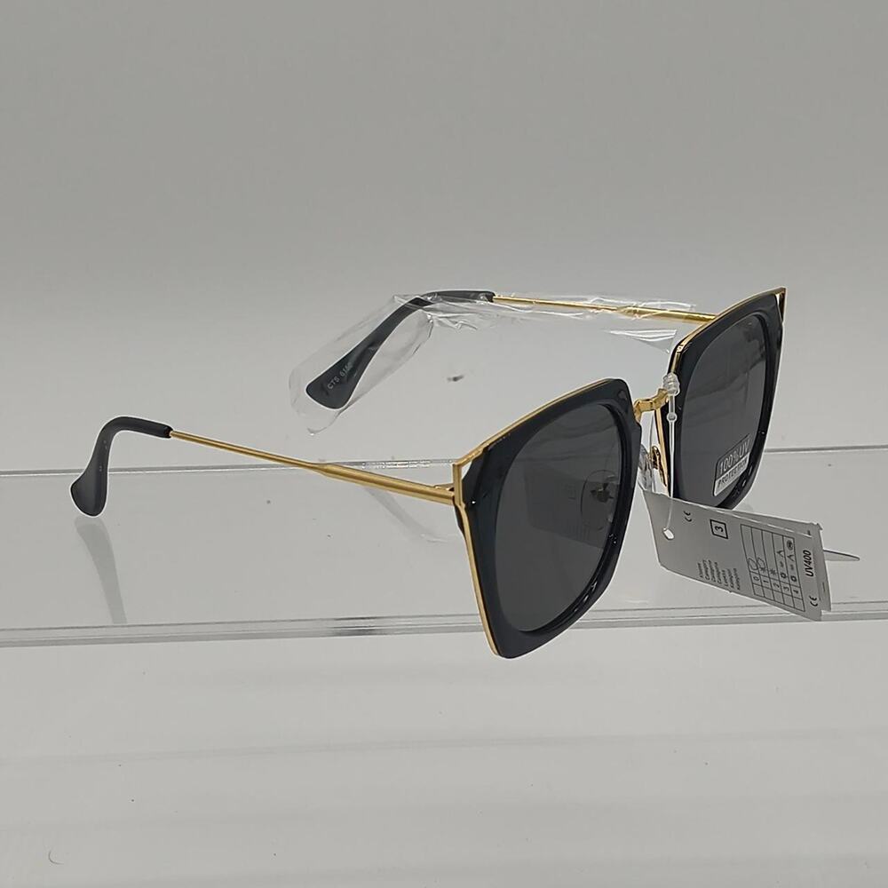 322 blackgold square sunglasses with